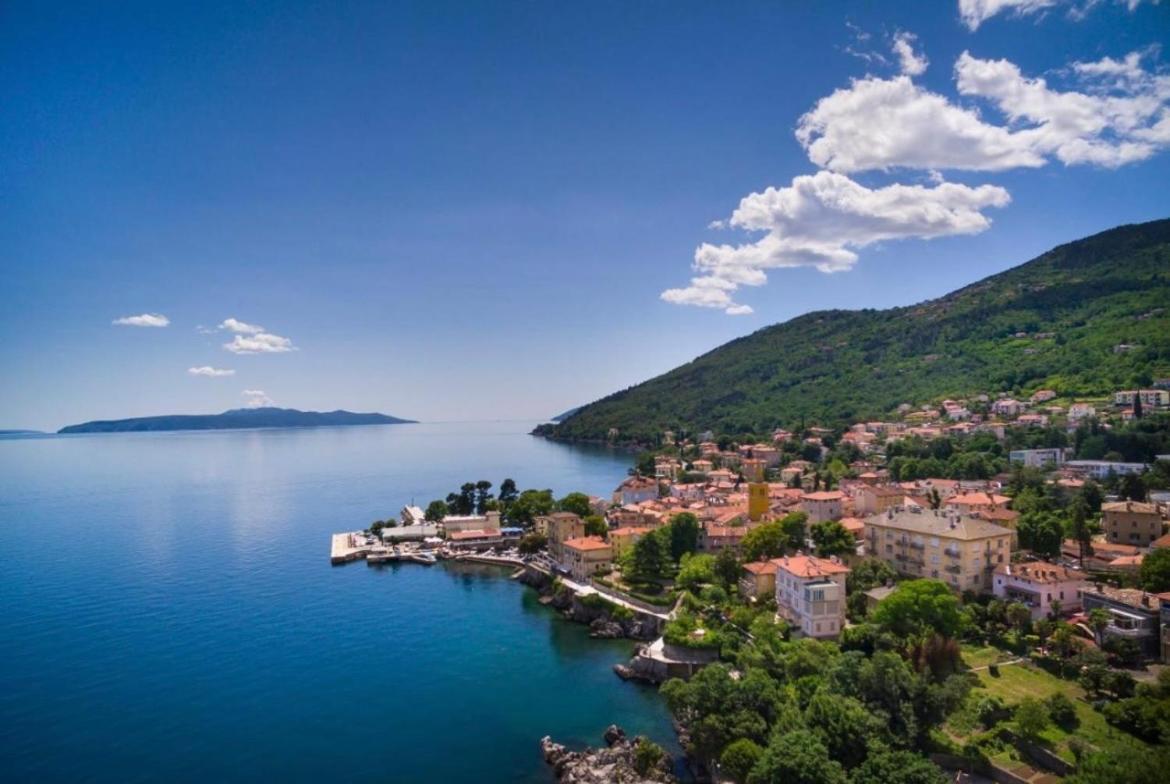 Villa Lovran, heated pool&incredible sea view Esterno foto